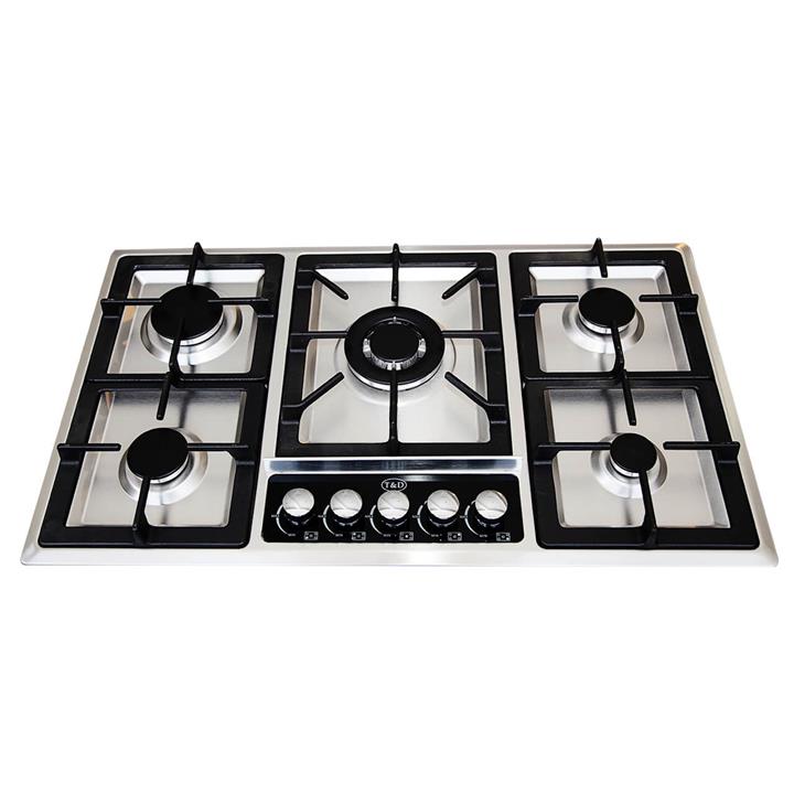 اجاق گاز صفحه‌ ای استیل تی اند دی مدل TD103 T And D TD103 Steel Gas Hob